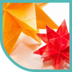 Origami stars
