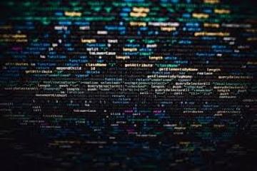 Multiple lines of code on a computer screen