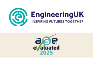 Logos for Engineering UK and ASE Evaluated