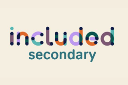 Included Secodary writen over beige background
